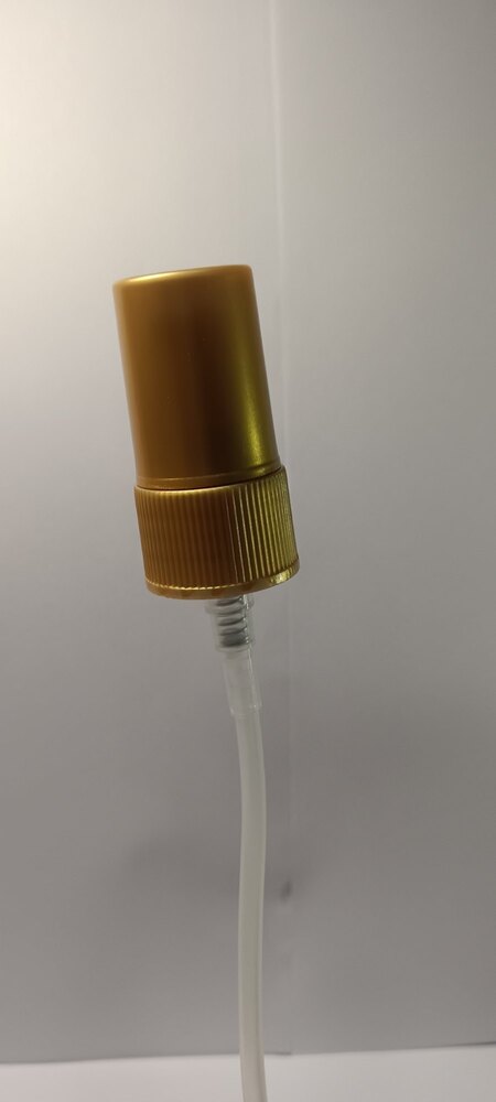 20mm Serum Pump Opaque Golden - High-quality Plastic Material | Leak-proof Design, Smooth Pumping Action, Perfect For Cosmetic And Skincare Applications