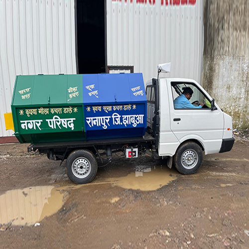 Hydraulic Garbage Tipper - Material: Steel