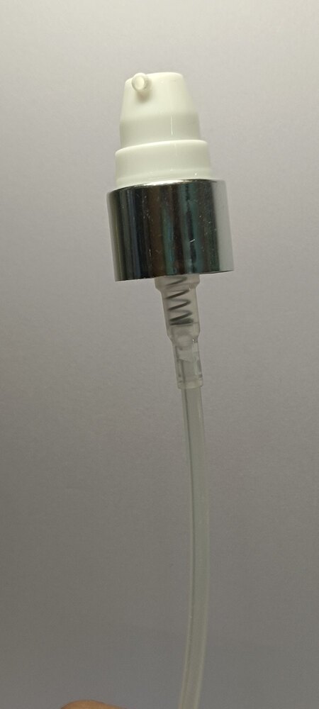 20mm serum pump white silver