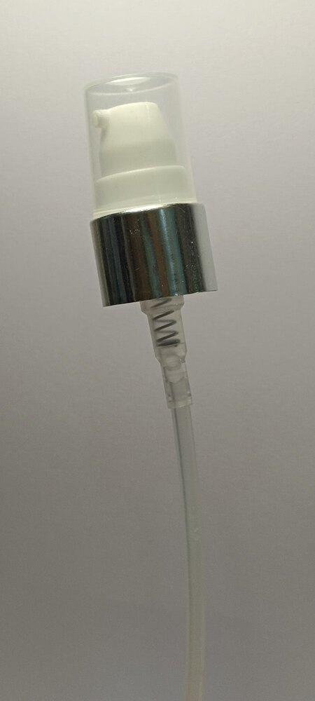 20mm serum pump white silver