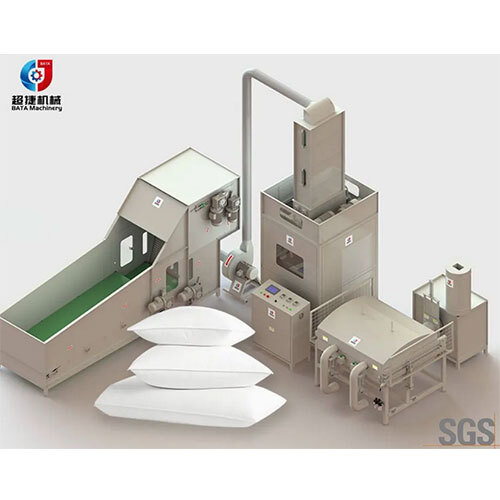 Advanced Pillow Manufacturing Automation System For Effortless Production - Feature: High Efficiency