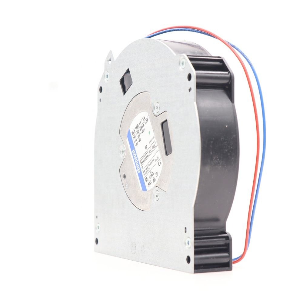 ebmpapst RLF100-11-14 127x127x25mm 24V DC 37.7CFM 8W 5100RPM Rail Traffic Elevator Compact Centrifugal Cooling Fan
