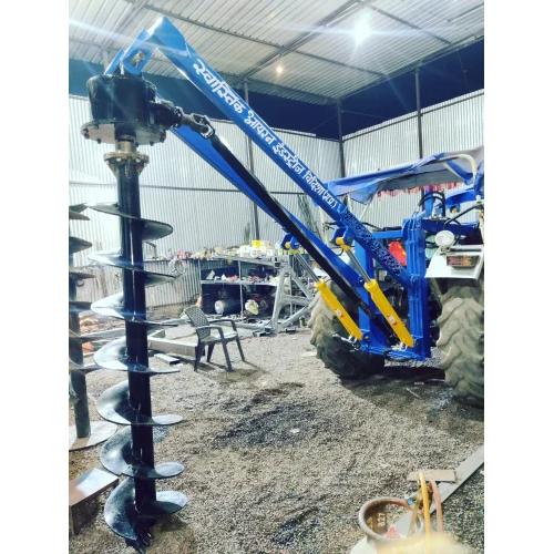 Solar Panel Post Hole Diggers - Color: Blue