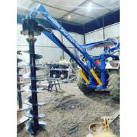 Solar Panel Post Hole Diggers - Color: Blue