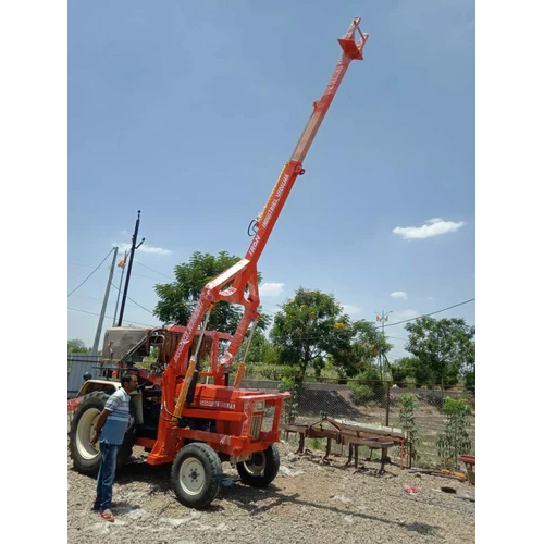 Tractor Mounted Post Hole Diggers - Color: Red