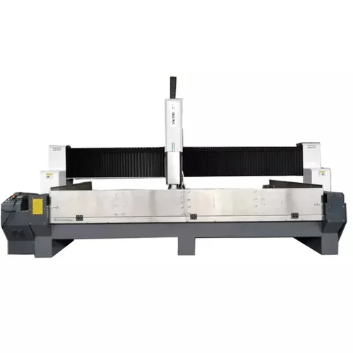 1325 CNC Stone Router Machine - Stainless Steel, 1300 x 2500 mm Table Size, 24000 RPM Spindle Speed, 440 Volt AC Motor, 1-Year Warranty