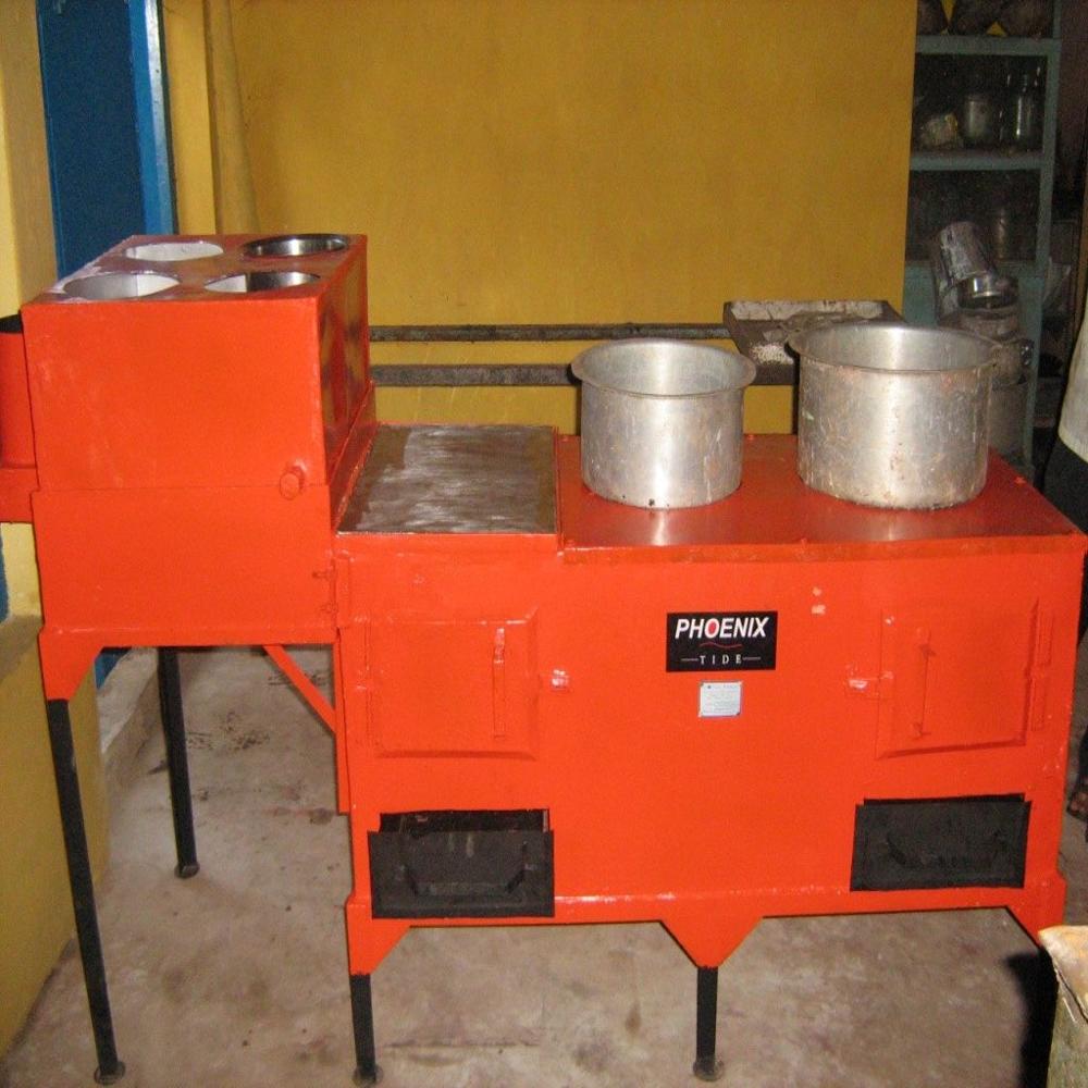 3 Pan Biomass Stove - Heat Load: 3.5 Kw Per Burner