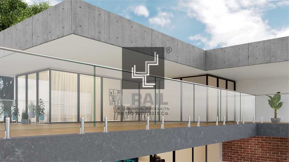 Customizable Railing Solutions - Stainless Steel Ss316, Matte Finish, Frameless Glass | Modular Design, High Load Capacity, Weather Resistant