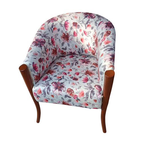 Wooden Sofa Set - High-quality Wood, Powder Coated Finish | Printed Design, Fully Assembled, Comfortable Indoor Furniture