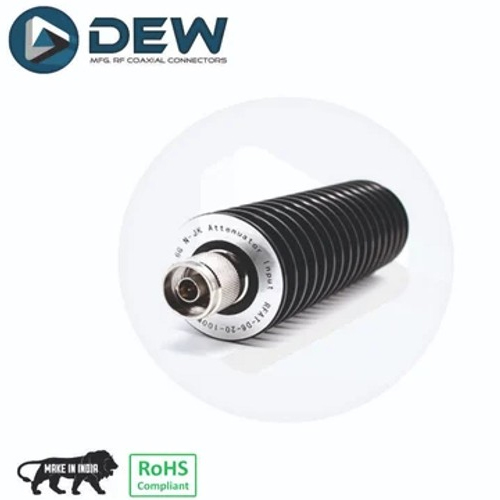 20 dB Fixed Attenuator, N Male to N Female 100 Watts Up to 6 GHz