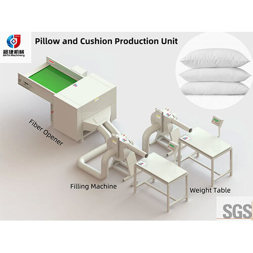High-quality Polyester Fiber Opener And Filling Machine For Efficient Textile Processing - Color: White