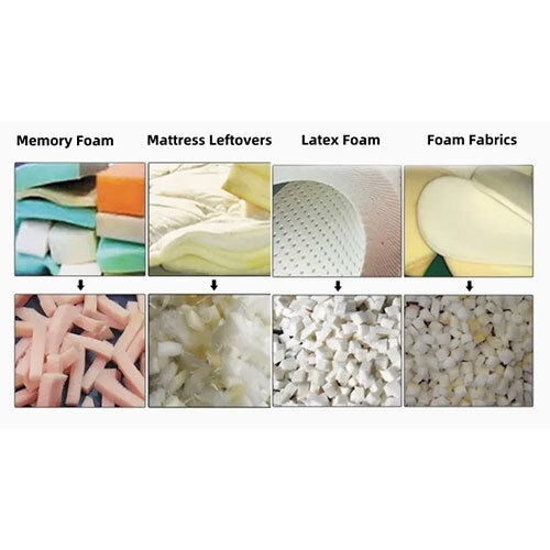 Versatile Foam Shredding Equipment for Recycling and Processing