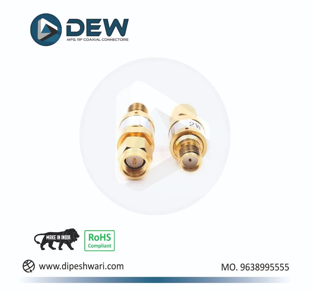 2watt RF Attenuator SMA Male to SMA Female