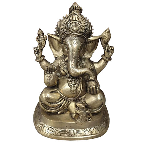 Ganesha Brass Idol