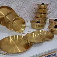 Brass Kitchen Vessels - Color: Golden