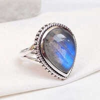 Labradorite 925 Sterling Silver Gemstone Ring