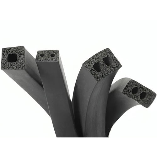 Sponge Rubber Profile - Color: Black