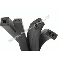 Sponge Rubber Profile - Rubber, Standard Size, Black | Square Shape, Colour-coated Surface, Ideal For Door & Window Fitting Applications