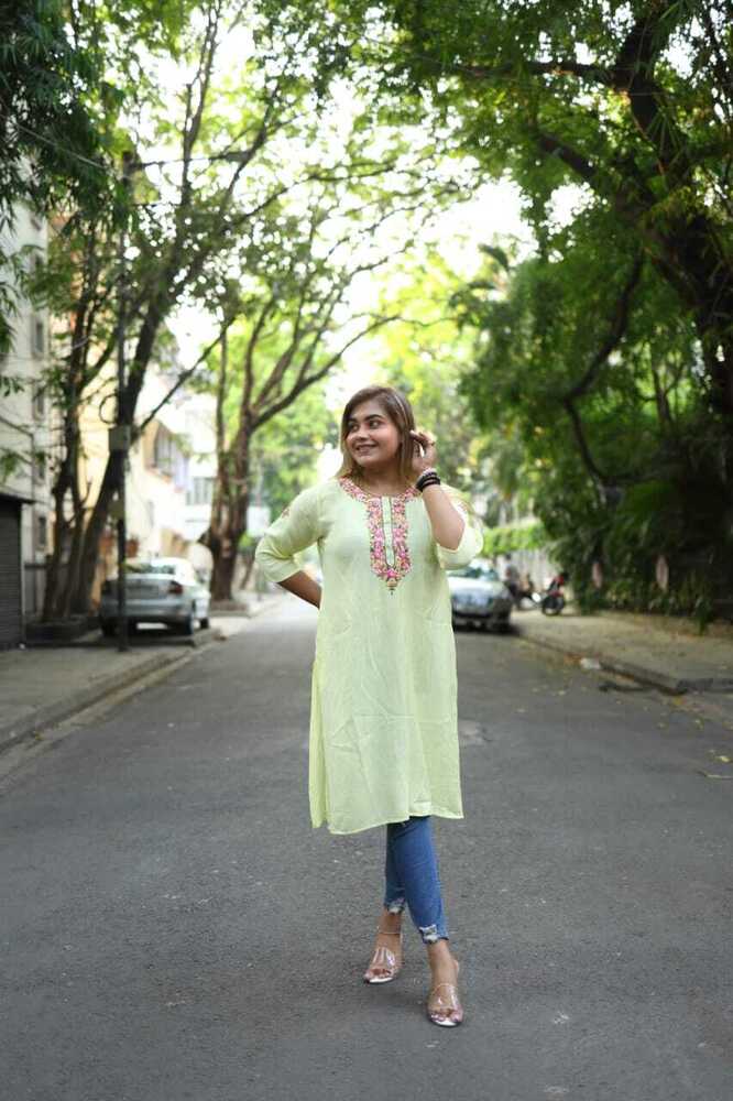 Fancy Kurti - Color: 3-5 Color Available