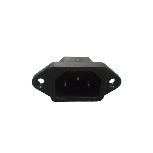 2 Pin Philips Socket - Color: Black