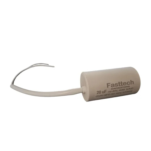 20 Mfd Zatka Machine Capacitor - Color: White