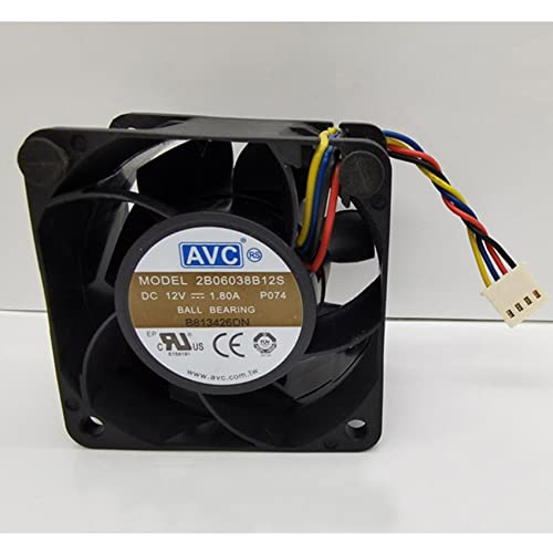 AVC 2B06038B12S 6038 12V 1.80A 4line 4pin Ultra-Quiet Cooling Fan
