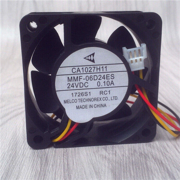 MMF-06D24ES-RC1 Cooling Fan 6025 24V 0.10A 3-pin New MMF-06D24ES-RC1