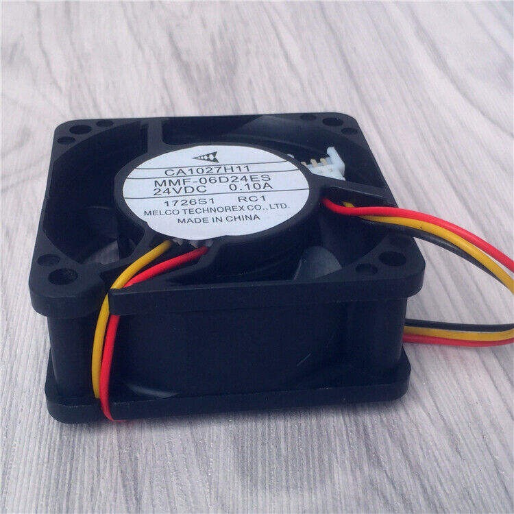 MMF-06D24ES-RC1 Cooling Fan 6025 24V 0.10A 3-pin New MMF-06D24ES-RC1
