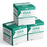 Etylene Oxide Sterile Surgical Gloves - Color: White