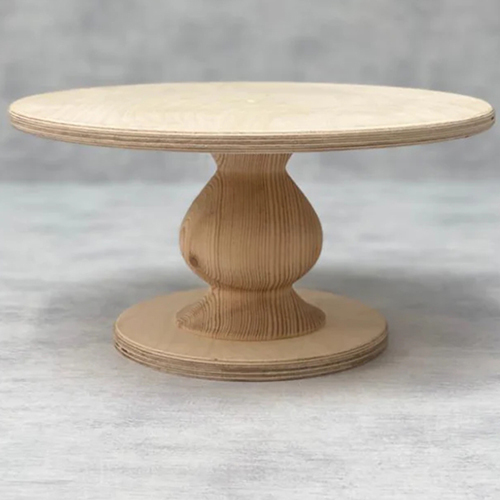 Scandinavian Birch Cake Stand - Automatic Grade: Manual