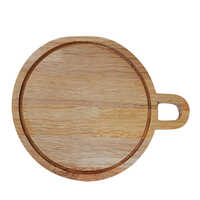 Round Wooden Chopping Board With Handle