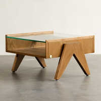Square Wooden Coffee Table