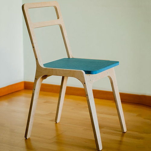 Paint Coated Brown Wooden Chair - Color: As Per Requirement