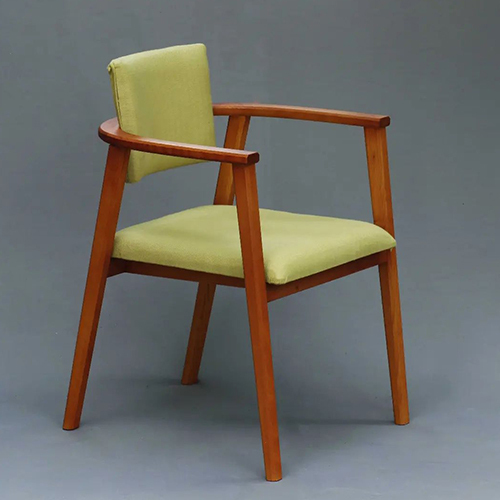 Study Chair With Semicircular Integrated Back And Armrest