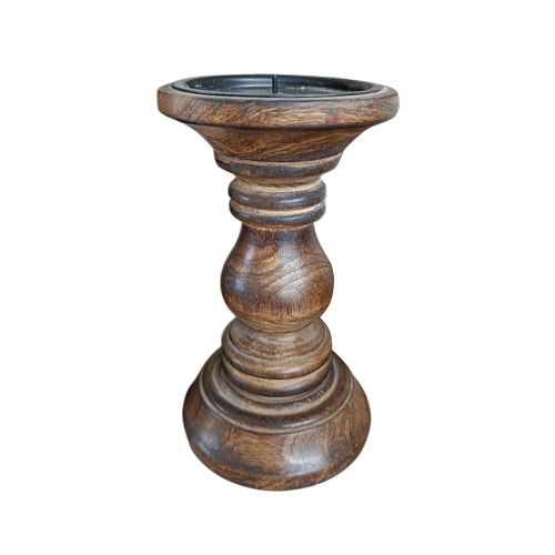 Wooden Candle Holder - Color: Various Available