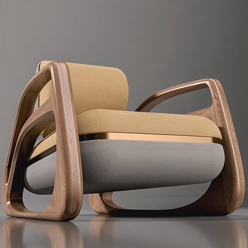 Wooden Designer Lounge Chair