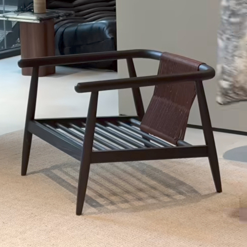 Wooden Textured Accent Chair - Color: Different Available