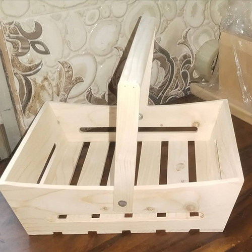 Wooden Basket For Gifts - Color: Various Available