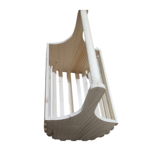 Natural Wooden Pinewood Basket - Color: Various Available