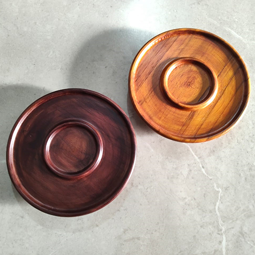 Round Wooden Drawer Knobs - Color: As Per Availability