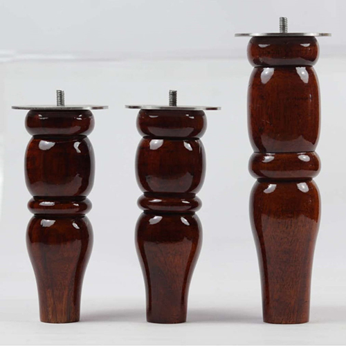 Brown Wooden Sofa Legs - Design: Attractive