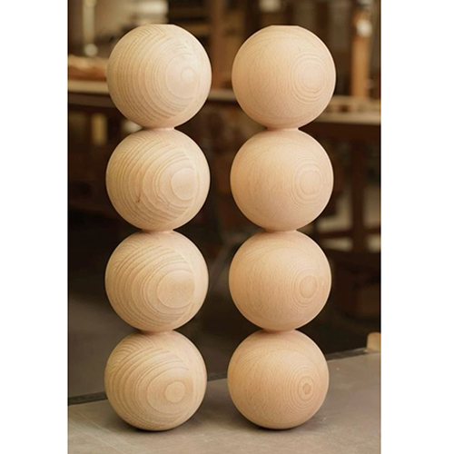 Wooden Round Ball Table Legs - Color: Different Available