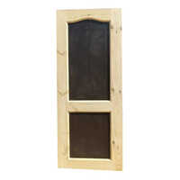 2 Panel Solid Wooden Pine Door - Application: Commercial / Residential