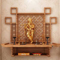 Stylish Paint Coated Wooden Temple