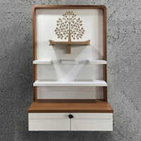 White Attractive Look Designer Wooden Temple
