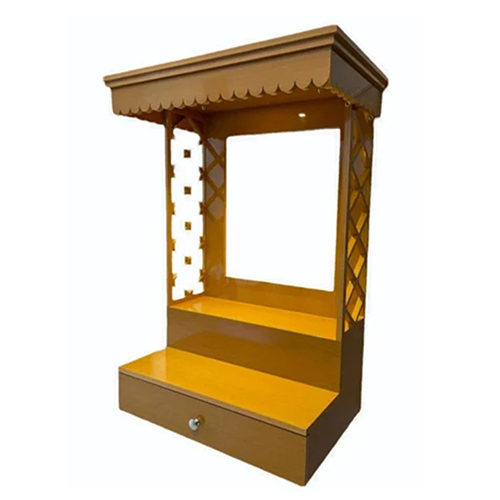 Elegant Wall Mounted Mandir With Shelf