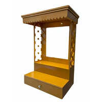 Elegant Wall Mounted Mandir With Shelf - Color: Different Available