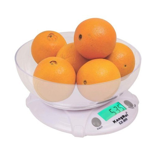Kitchen Scale With Plastic Bowl