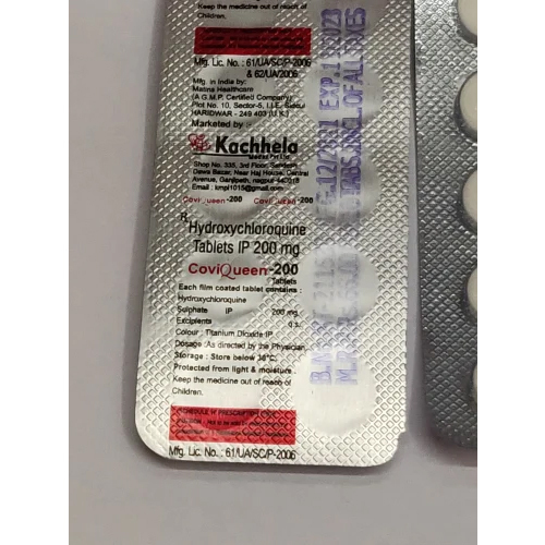200mg Hydroxychloroquine Tablets - Drug Type: General Medicines