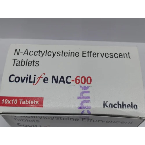 600Mg N-Acetylcysteine Effervescent Tablets - Storage Instructions: Cool & Dry Place